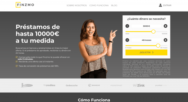 Finzmo - Préstamos de hasta 10 000 €