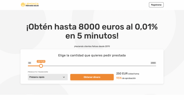 Lemonza – Préstamos hasta 30 000€