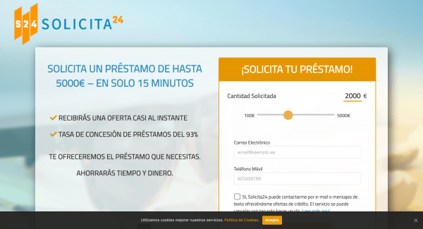 Solicita24 - Préstamos hasta 5 000 €